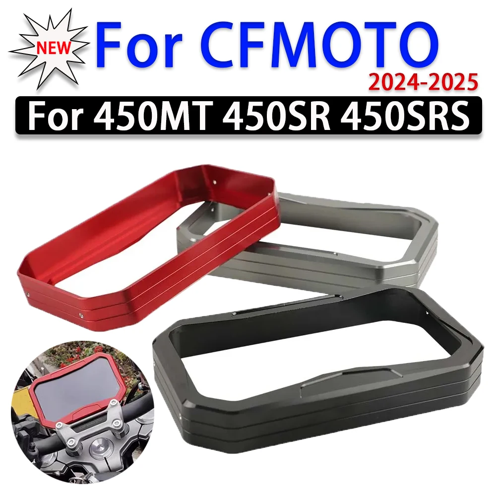 For CFMOTO CF MOTO 450MT MT450 450 MT 450 CF450MT 2024 Motorcycle Accessories TFT Anti Theft Screen Protector Meter Frame Cover