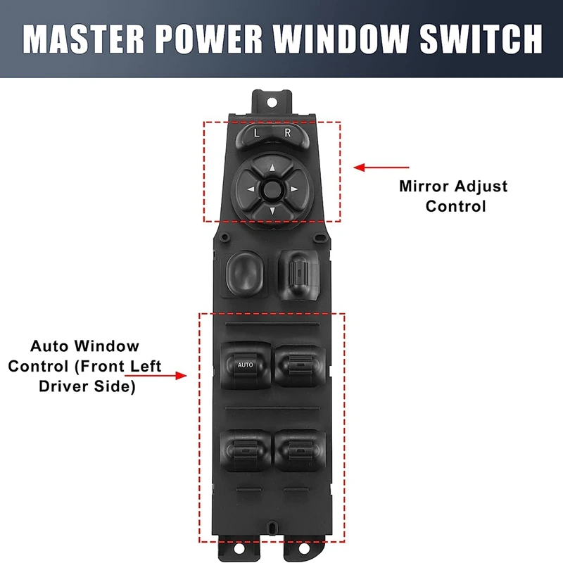 1 PCS Window Regulator Switch Power Window Switch Button Window Control Switch For Jeep 97-01