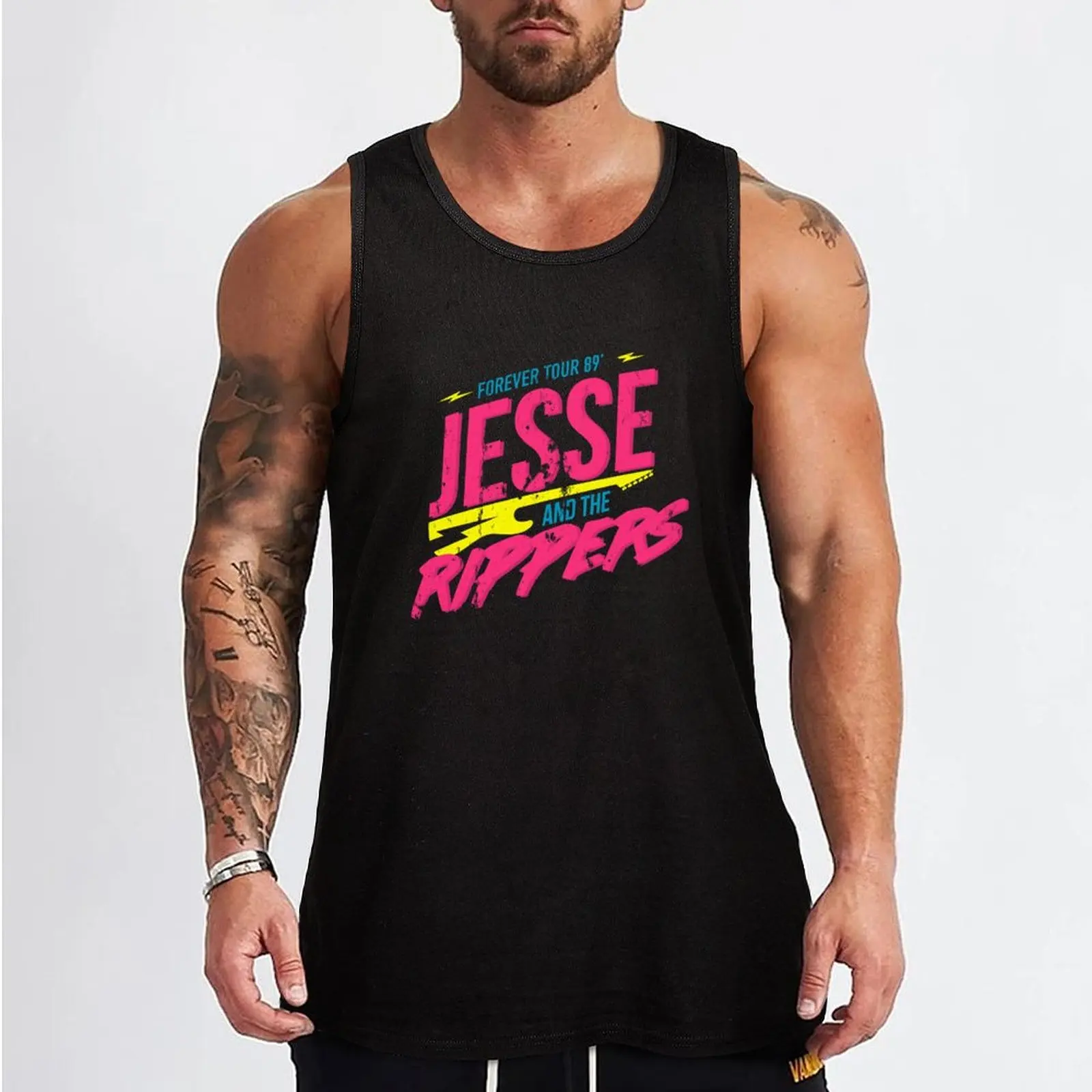 Jesse and the Rippers: Forever Tour 89’ Tank Top male top bodybuilding t shirt summer clothes for men