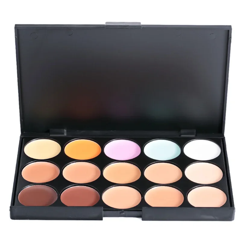 15 Colors Makeup Concealer Palette Face Contour Bronzer Foundation Cream Facial Corrector freckles makeup contour palette