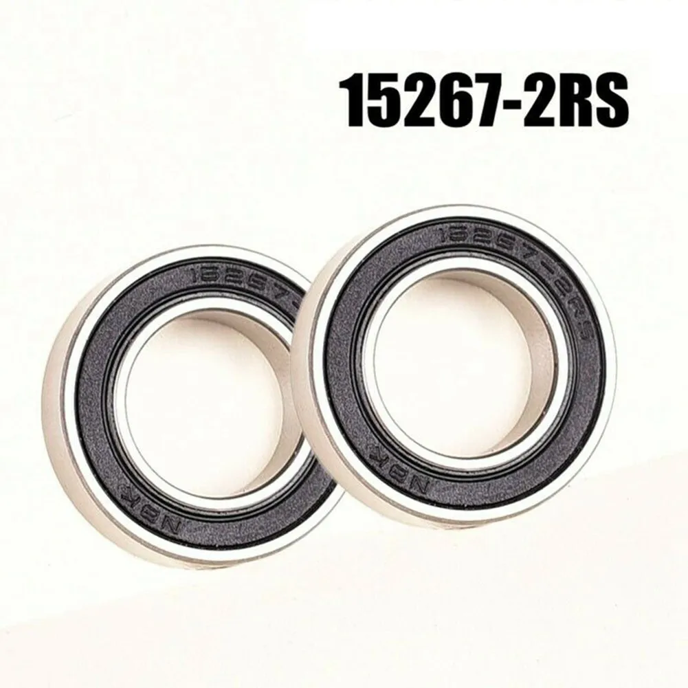 2 stuks fiets kogellagers dubbel afgedicht 2RS 15267-2RS type 15x26x7mm maat staal materiaal rijden fietsen accessoire