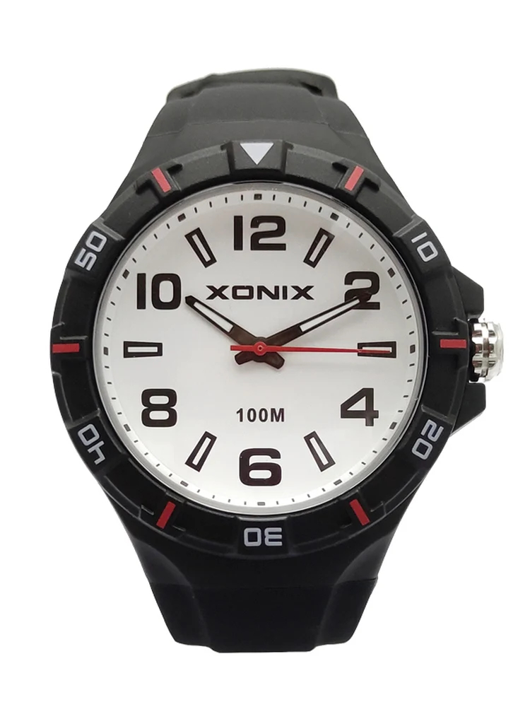 XONIX Precision Watch Men Student Examination Special Quartz Watch Fashion Simple Sports Waterproof 100M Pointer Watch CAG