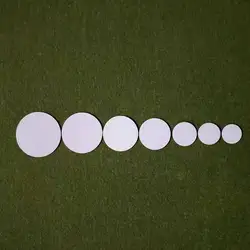 50pcs/lot Custom Sublimation Blanks Aluminum Discs Coated Sheets Plates For Sublimation Printing