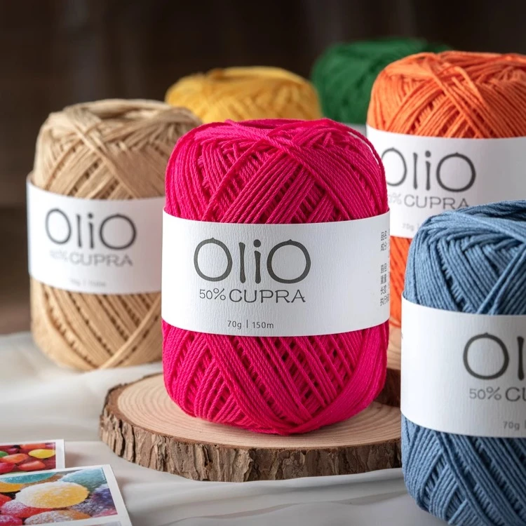 70g/ball Cupra Knitting Crochet Yarn Needlework Sewing Hand