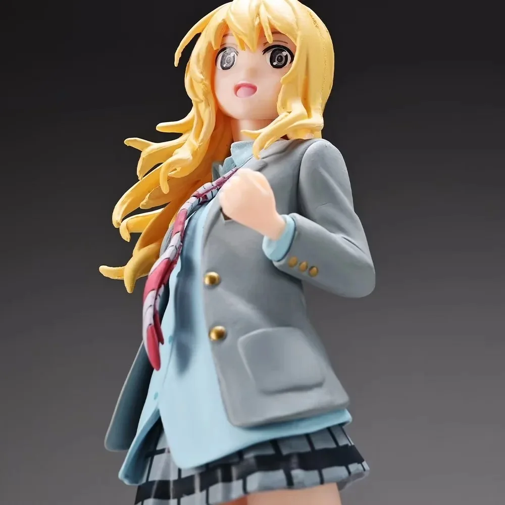 Game Anime peripheral character Your Lie in April Miyazono Kaori school uniform two yuan girl Miyazono weaving boxed hand do