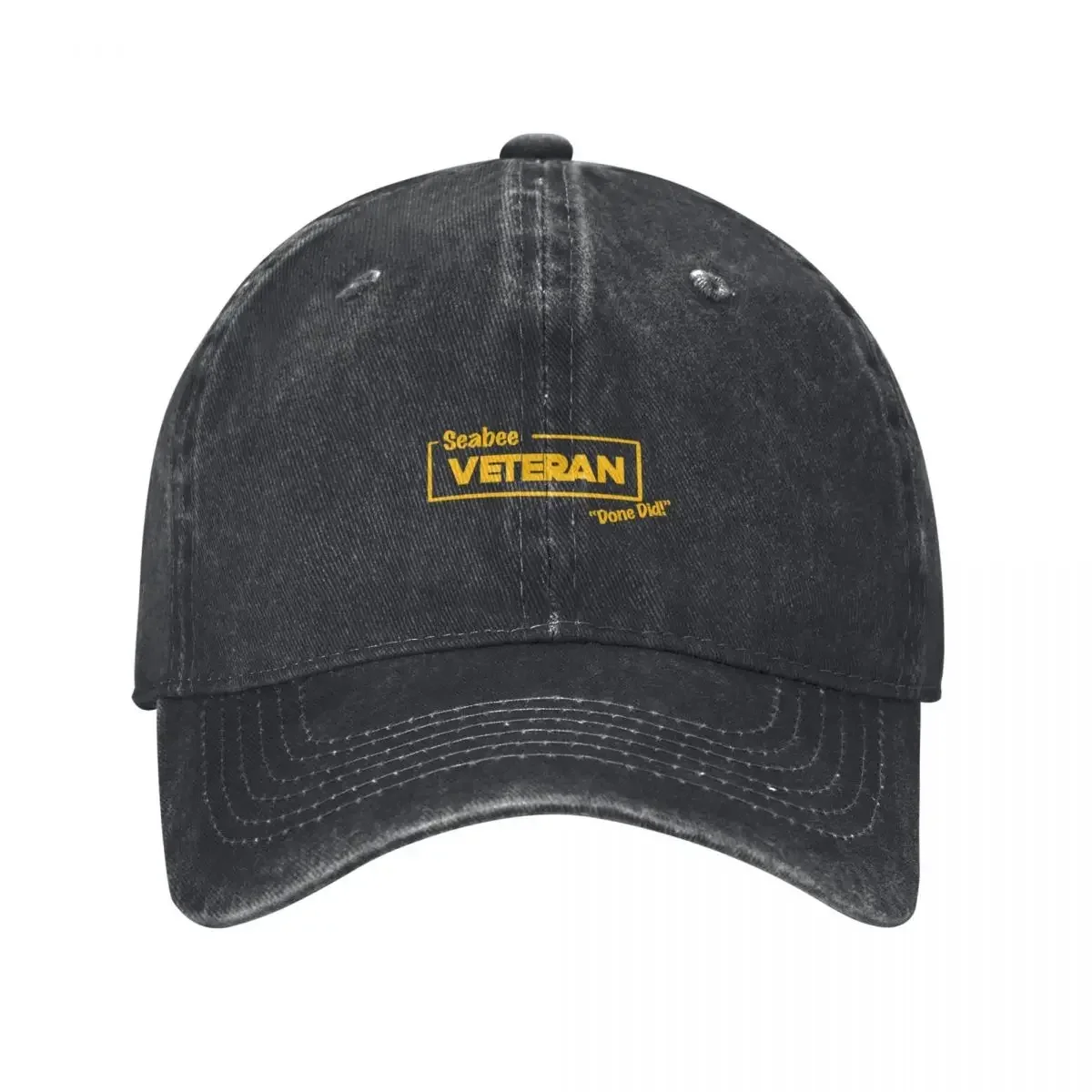 

“Done Did” Seabee Veteran (GOLD) Baseball Cap New In The Hat Rave Women's Beach Men's