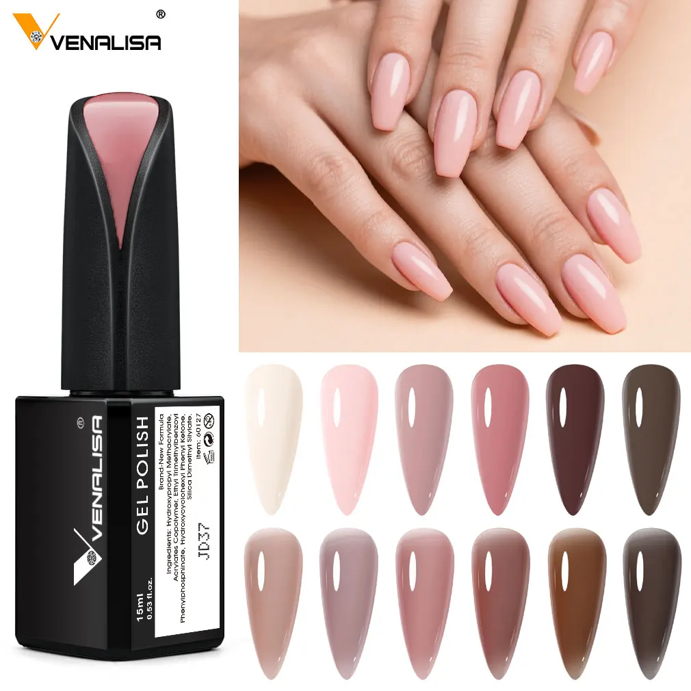 Venalisa TPO FREE Unha Gel Polonês Semi Permanente Beleza Diamante Top Coat Long Wear Soak Off UV LED Gel Verniz Primer 15ml