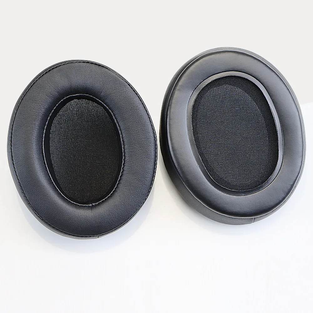 90*110mm Earpads For Brainwavz HM5 Headphones Leather Velvet Velour Sleeve Earphone Cooling Gel Earmuff