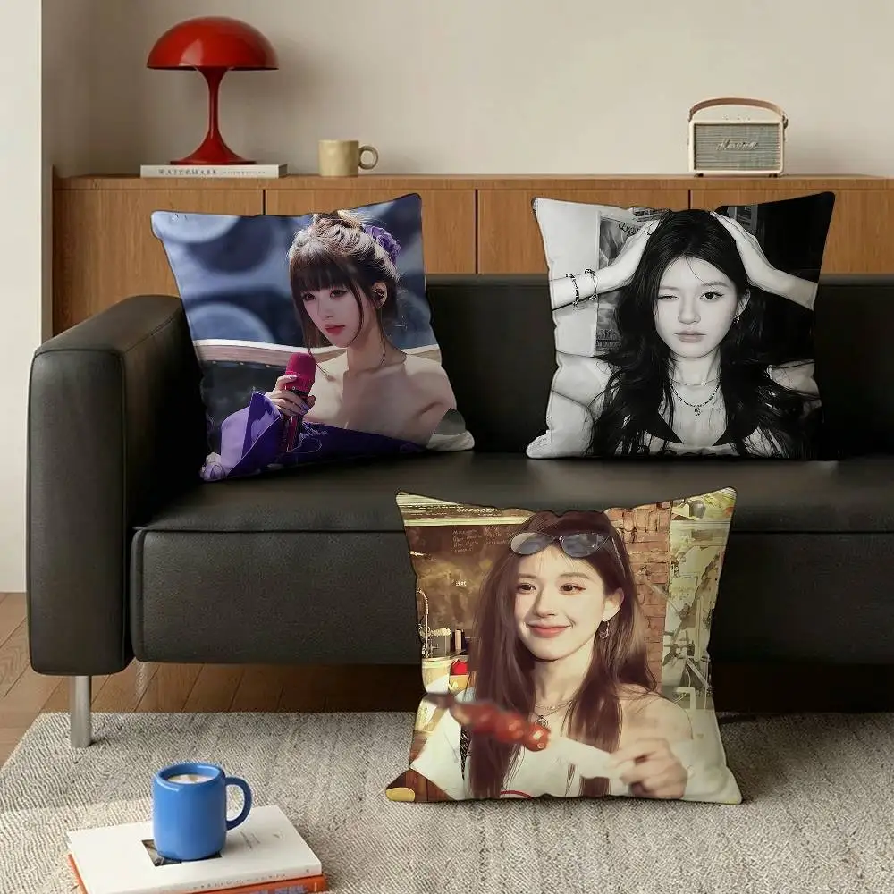 Rosy zhao lu si   Various Sizes Square Pillow Case For Car Home Bedchamber Decor