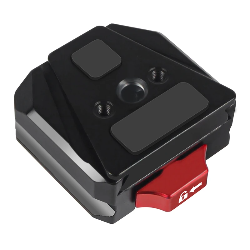 FEICHAO-Plaque de montage de batterie V-Lock, pince à dégagement rapide pour trépied ARCA, cardan, appareil photo SLR sans miroir, support V, alimentation rapide