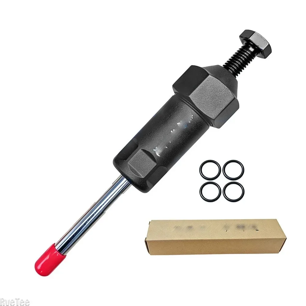Grease Fitting Unclogging Tool 600PSI, Spiral Pressure Carbon Steel Unit, Unblock Clogged Lubrication Lines for Grease Nipples