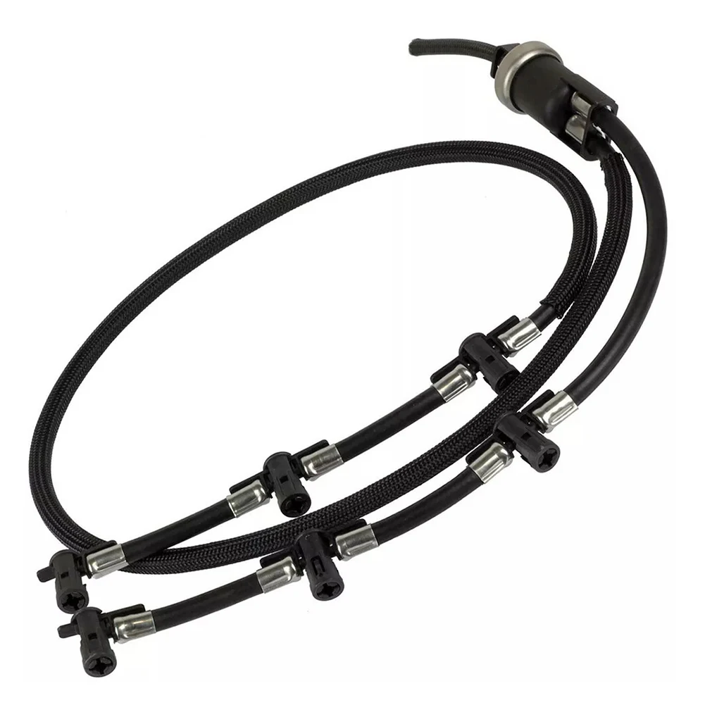 

Injector Return System Fuel Return Pipe Fit For A6 C6 High Reliability Parts Designed For Q7 4LB Black For A6 2004-2011