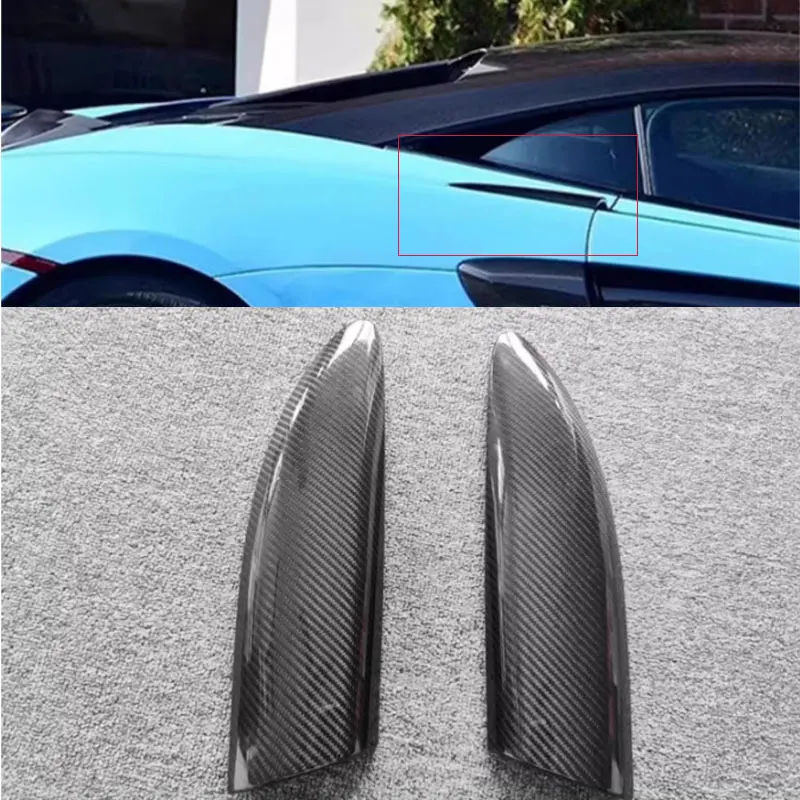 

OEM Style Carbon Fiber Side Air Intake vent For McLaren 540C 570S 570GT Modificati Side vent spoiler air inlet hood Body Kit
