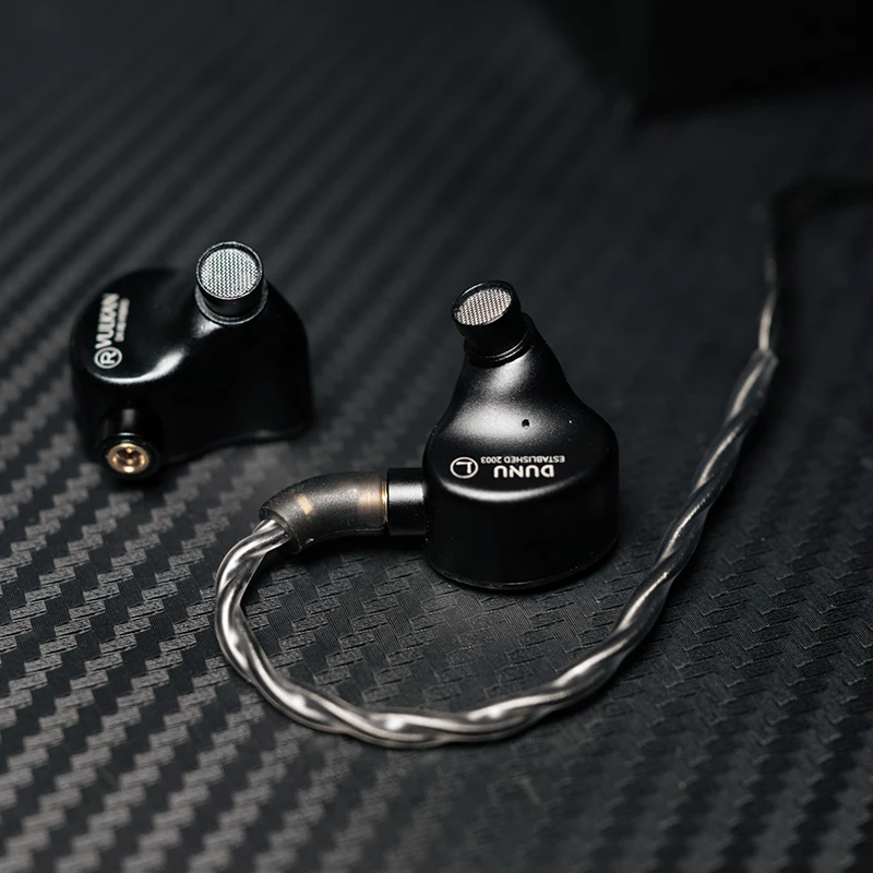 2025 hot sale DK-X6 Hybrid Earphones, Dual 8mm Coaxial Drivers, 4-core High Purity Silver Plated OCC Copper Type 1 L