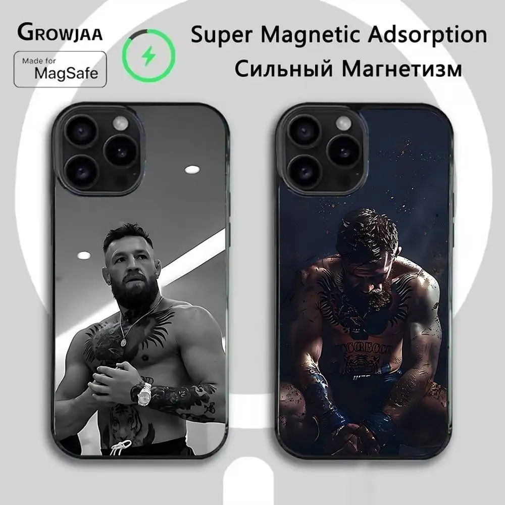 

Conor M-McGregor Boxing Phone Case For iPhone 17,16,15,14,13,12,11,Pro,Max,Plus,Mini,SE4,E Magnetic Magsafe Wireless Charging