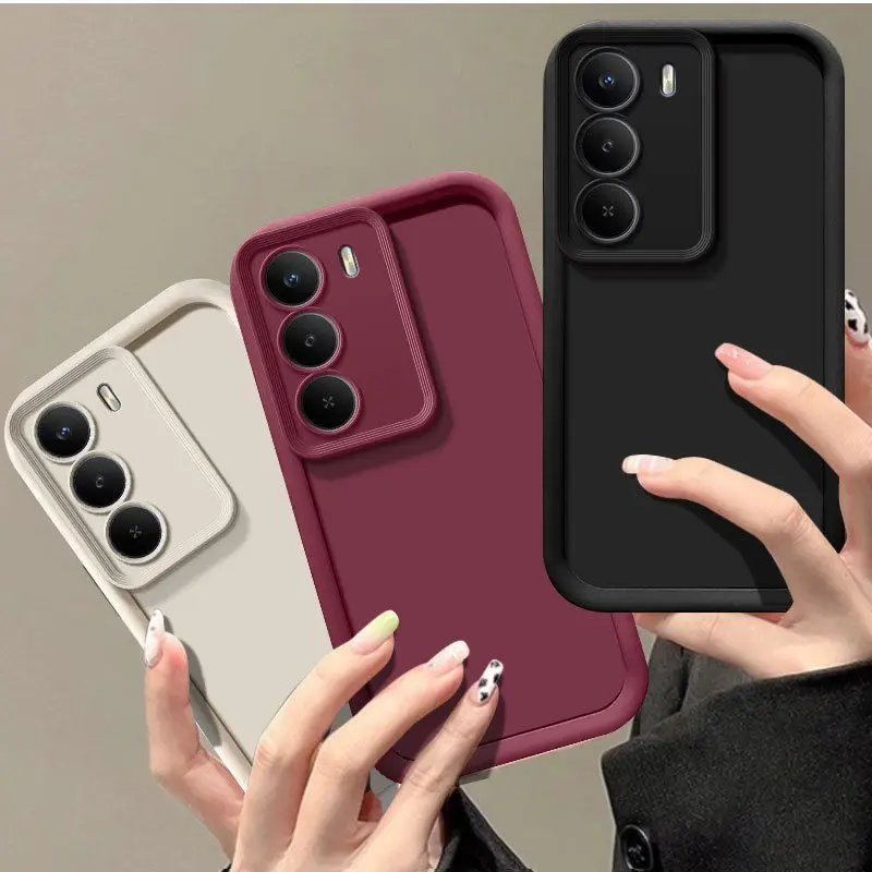 

For Realme C71 4G Case Simple Sky Eye Silicone Frosted TPUCover For Realme C71 Shockproof Bumper Funda