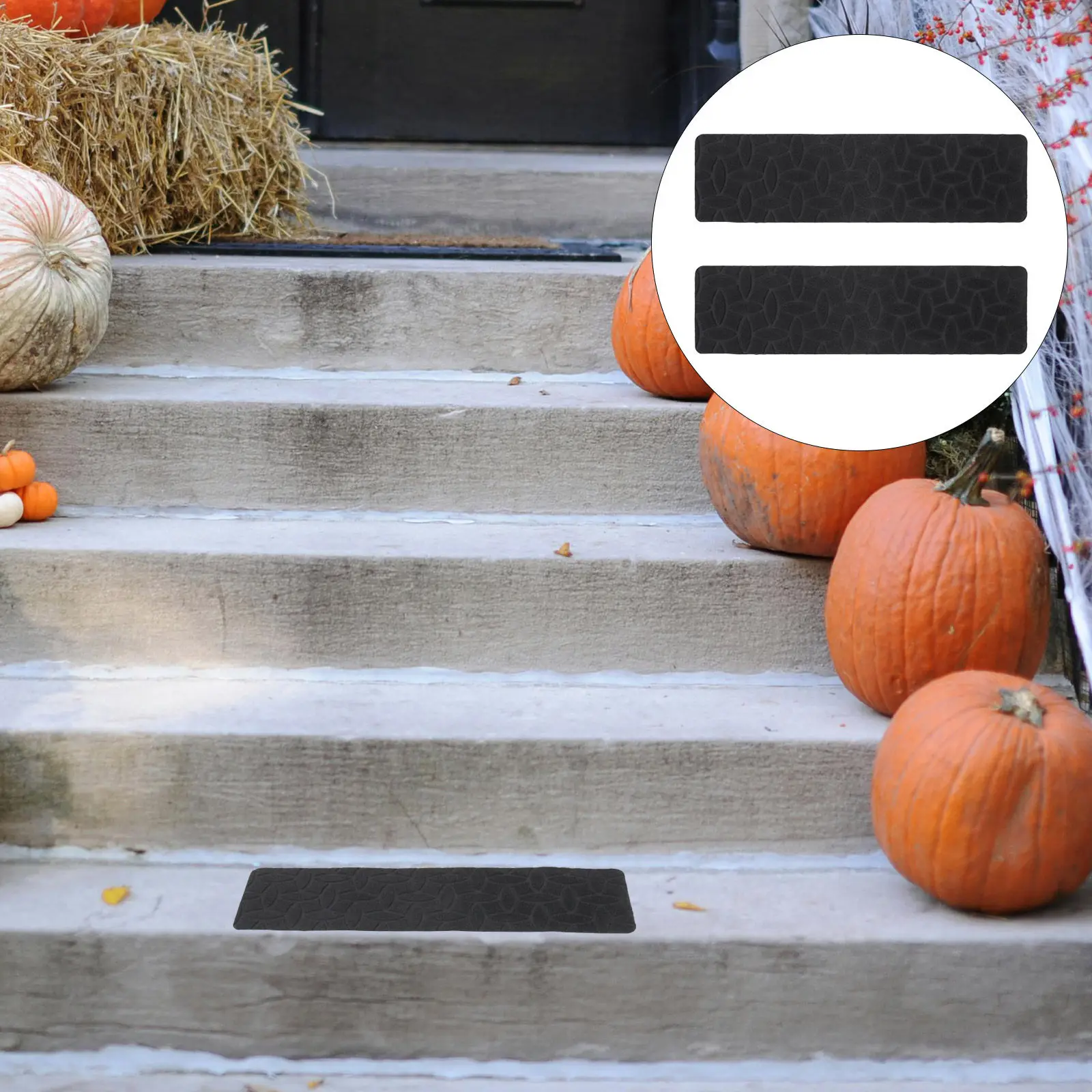 

2 шт. Нескользящие накладки на ступеньки для дома, рельефные самоклеящиеся коврики-дорожки для деревянных лестниц, для домашних животных и пожилых людей
