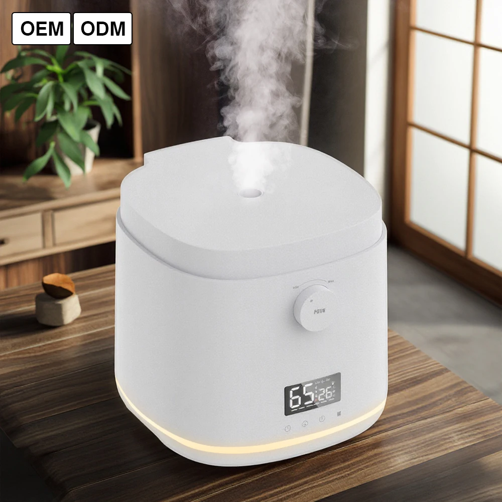 

RUNAL Kc Electric Stainless Steel Warm Mist Humidifier With Remote Control And LED Night Light For Home