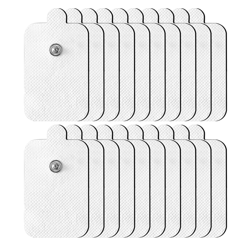 10/20Pcs TENS Electrode Pads Nerve Massage Pads Gel Reusable Massager Parch Replacement for Body EMS Muscle Stimulator Stickers