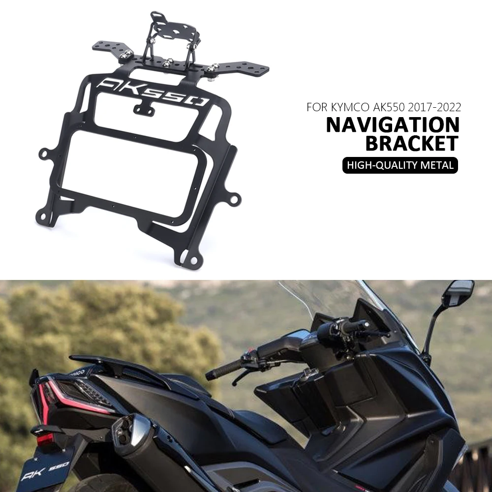 

New Windshield Mount Navigation Bracket GPS Smartphone Holder Motorcycle For KYMCO AK550 AK 550 ak550 ak 550 2017-2022