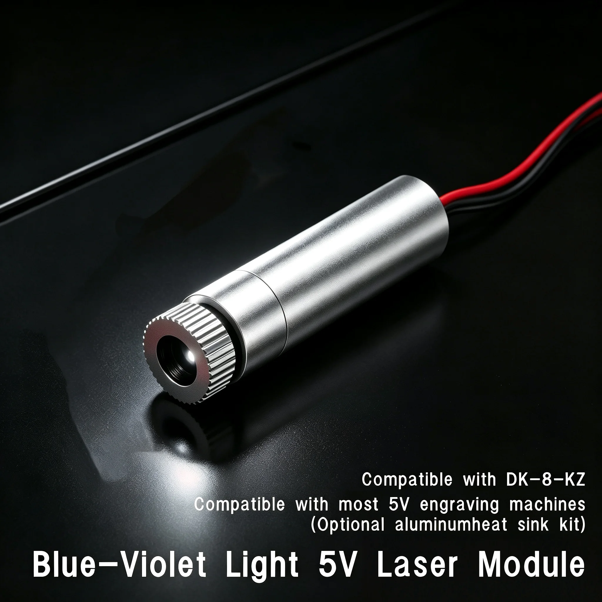 405nm Blue-Violet High-Precision Laser Module – Replacement Laser Head for NEJE DK-8-KZ Engraver