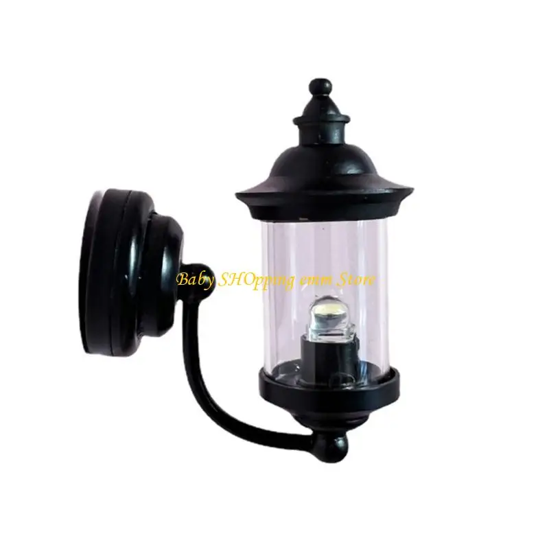 

23GD 1:12 Кукольные домики Настенный светильник для гостиной Детский светодиодный настенный светильник Игрушечная мебель Дом для