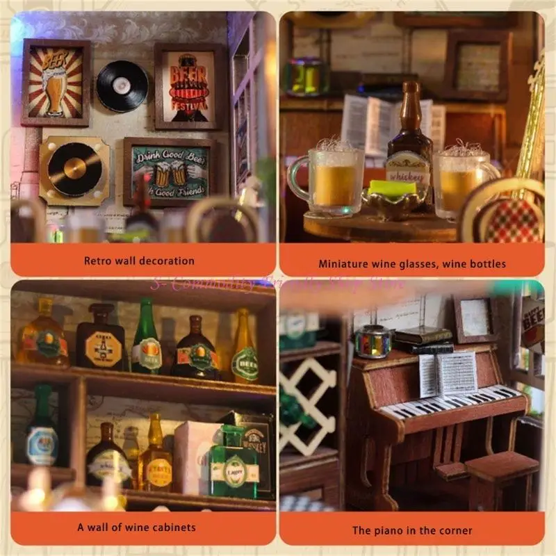 

85AE Educational Wooden Architectural Model Building Toy For DIY Craft Enthusiasts