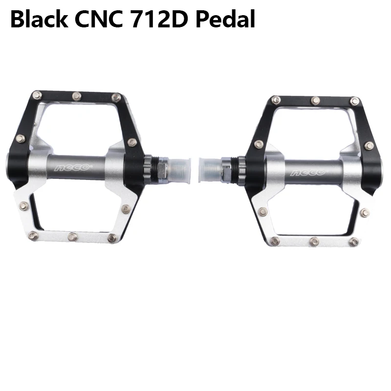 NECO CNC Pedal 703S 707S 712D 100x105mm 92x101mm 90x101mm Black/Red/Blue One Pair 6061 Aluminum MTB Bike Bicycle Pedal