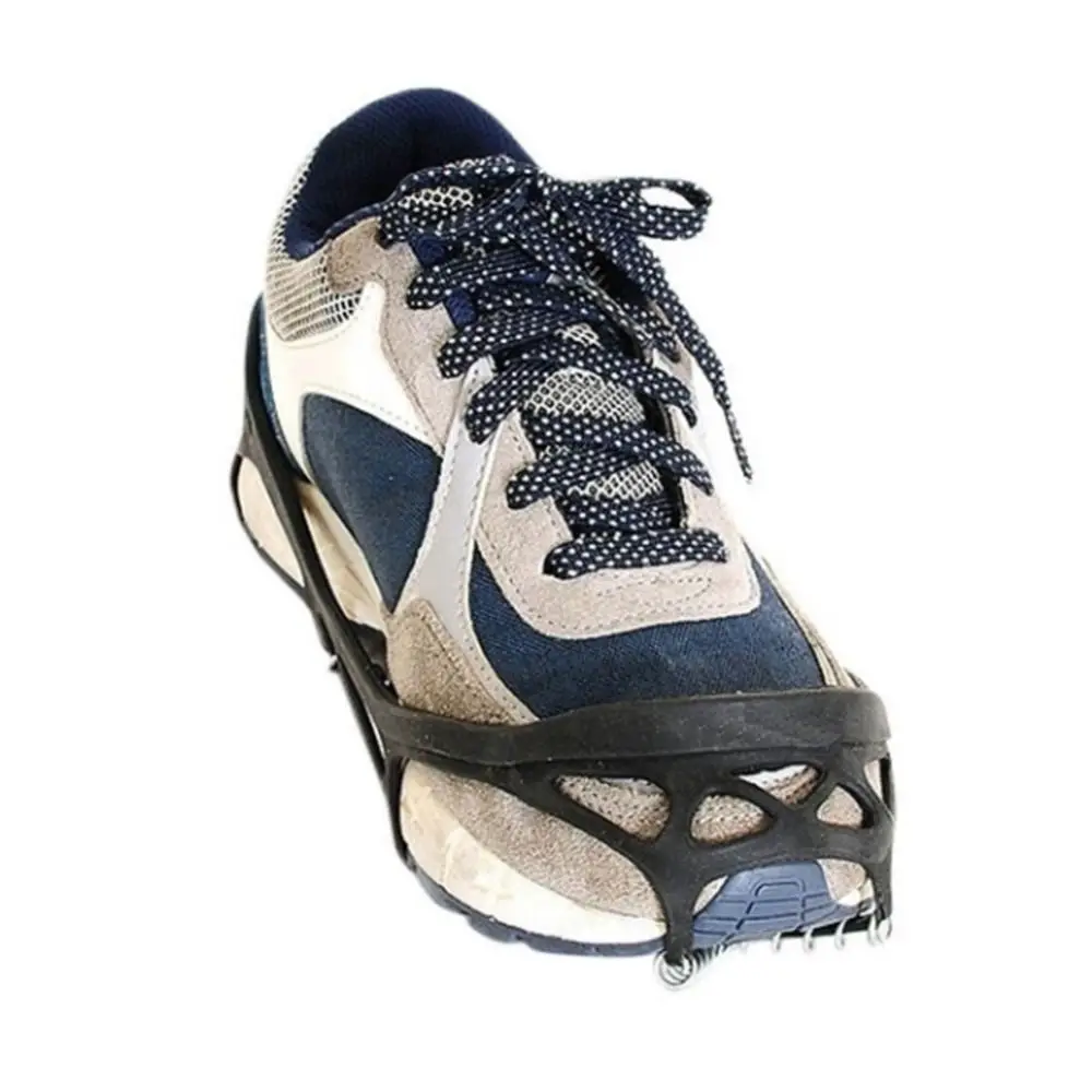 New Anti-Slip Shoes Crampons Universal Walking Cleats Ice Gripper Spike Shoe Covers Ice Cleats Grippers for Snow Ice Rock