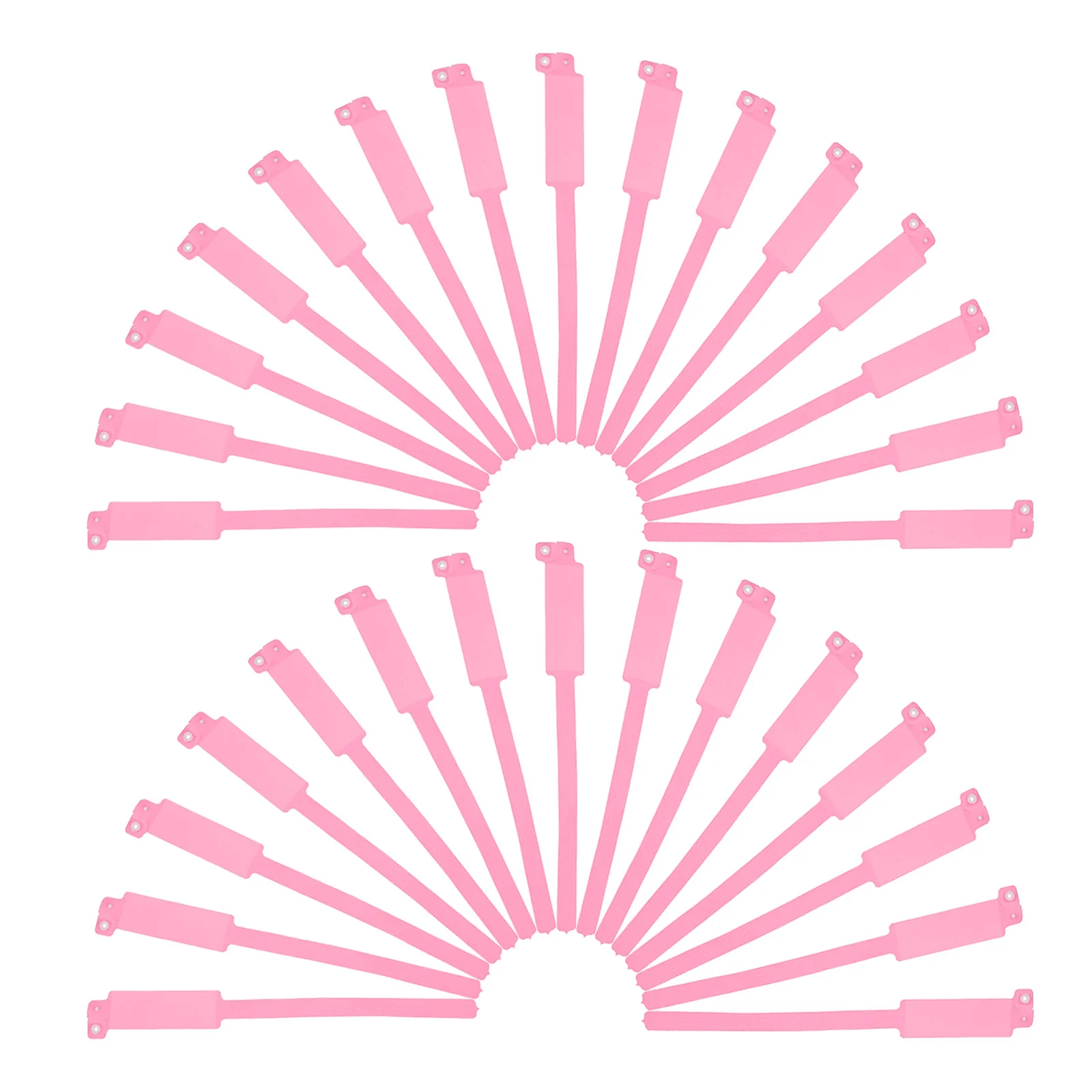 100 قطعة من الأساور المستشفى التي تستخدم لمرة واحدة من مادة PVC أساور معرف المريض المقاومة للماء أساور تحديد الهوية الطبية القابلة للكتابة #6