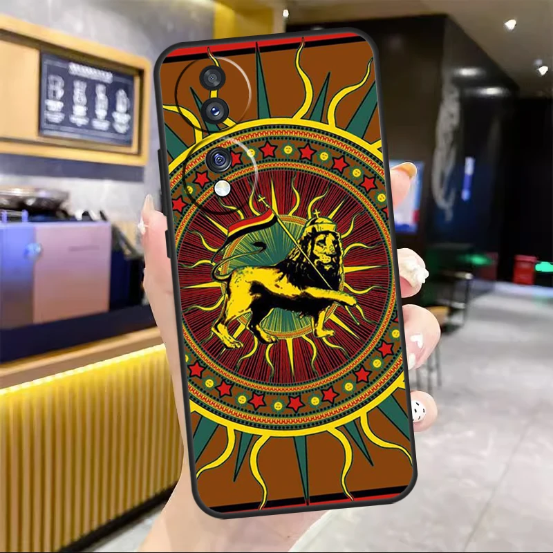 حافظة الأسد الراستافاري لهاتف Honor Magic 7 Lite 5 6 Pro لهاتف Honor 200 400 50 70 90 X9 X8a X8b X9a X9b X9c