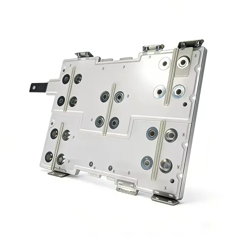Customized High Quality Welding Machine Elevator Drive System Laminated Busbars Tinned Conductor 6 Sockets 350A 5000V