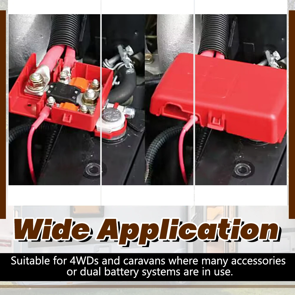 

32 В 400 А для 4WD и караванов, электрооборудование, аккумуляторные кабели и разъемы, распределительная клемма автомобильного аккумулятора