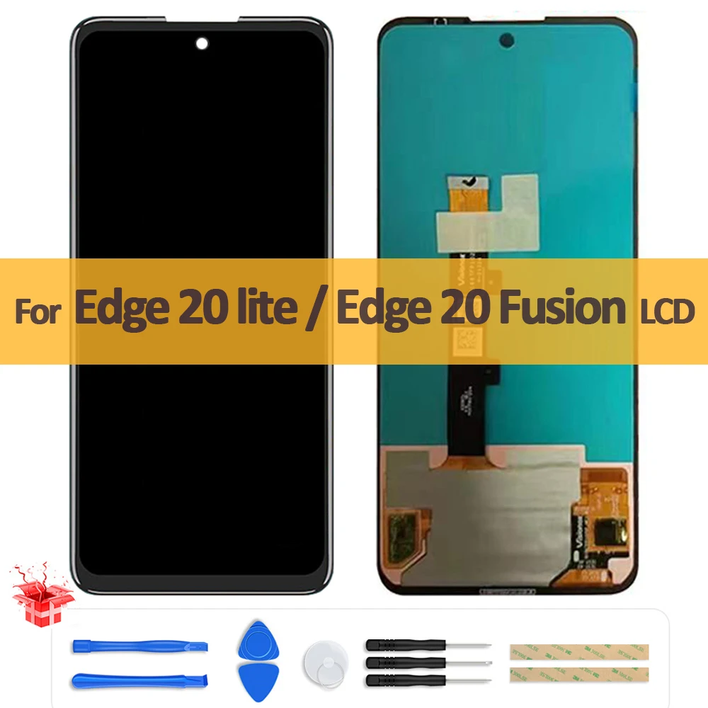 

6.7" Original For Motorola Moto Edge 20 Lite LCD Display XT2139-1 XT2139-2 Touch Screen Digitizer Panel For Moto Edge 20 Fusion