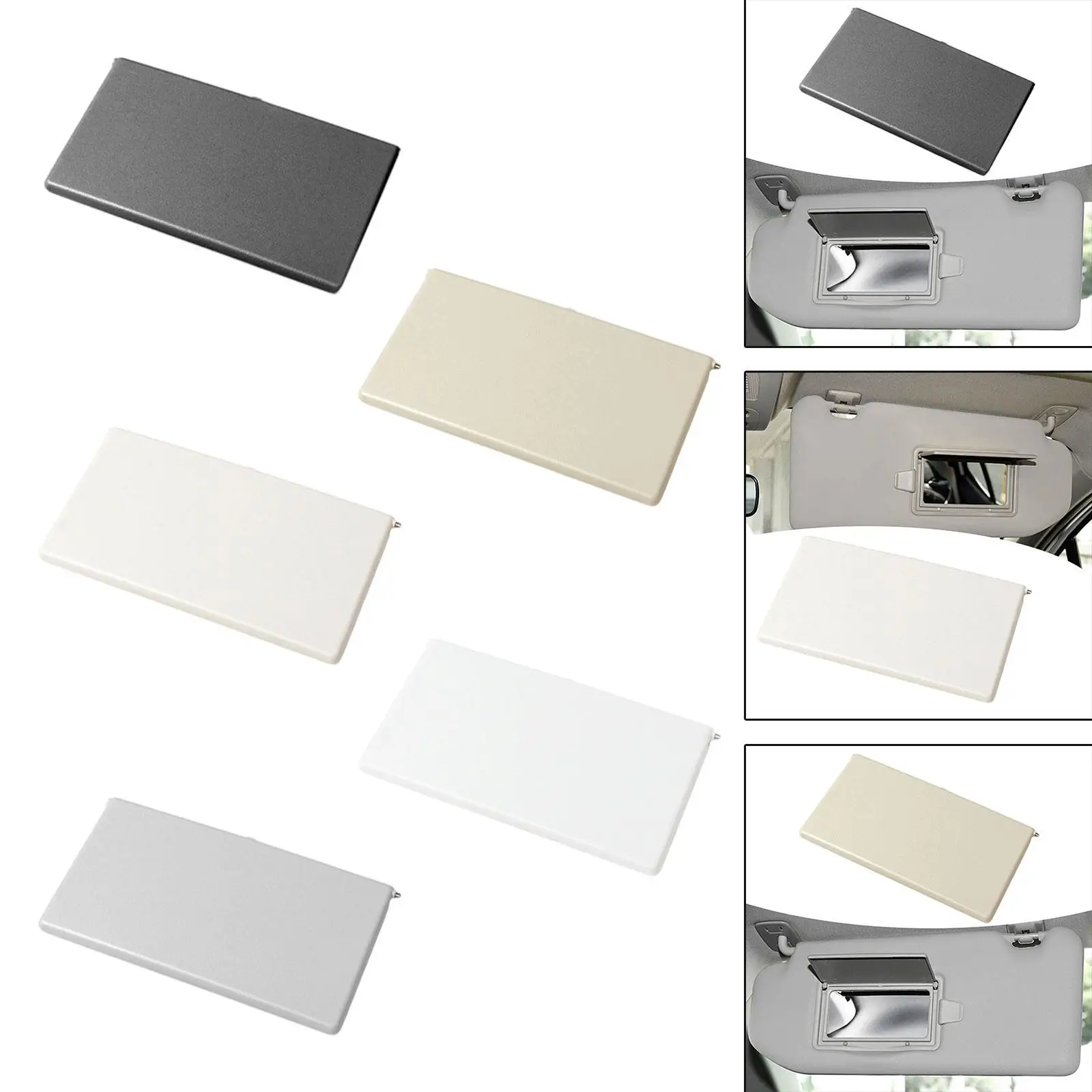 Sun Visor Vanity Mirror Cover Lightweight BZ408HZJG for Peugeot for Citroen Car Cosmetic Mirror Sunshade Mirror Cover BZ408HZJG