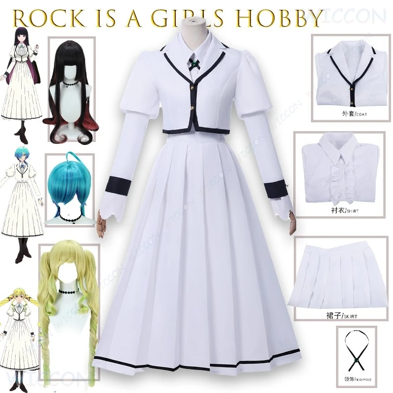 

‌ ‌ ‌ ‌ ‌ ‌ ‌ Rock Is A Girls Hobby Kurogane Hibari Suzunomiya Lilith, униформа, карнавальный костюм, аниме, готическое платье Лолиты, школьный наряд ‌