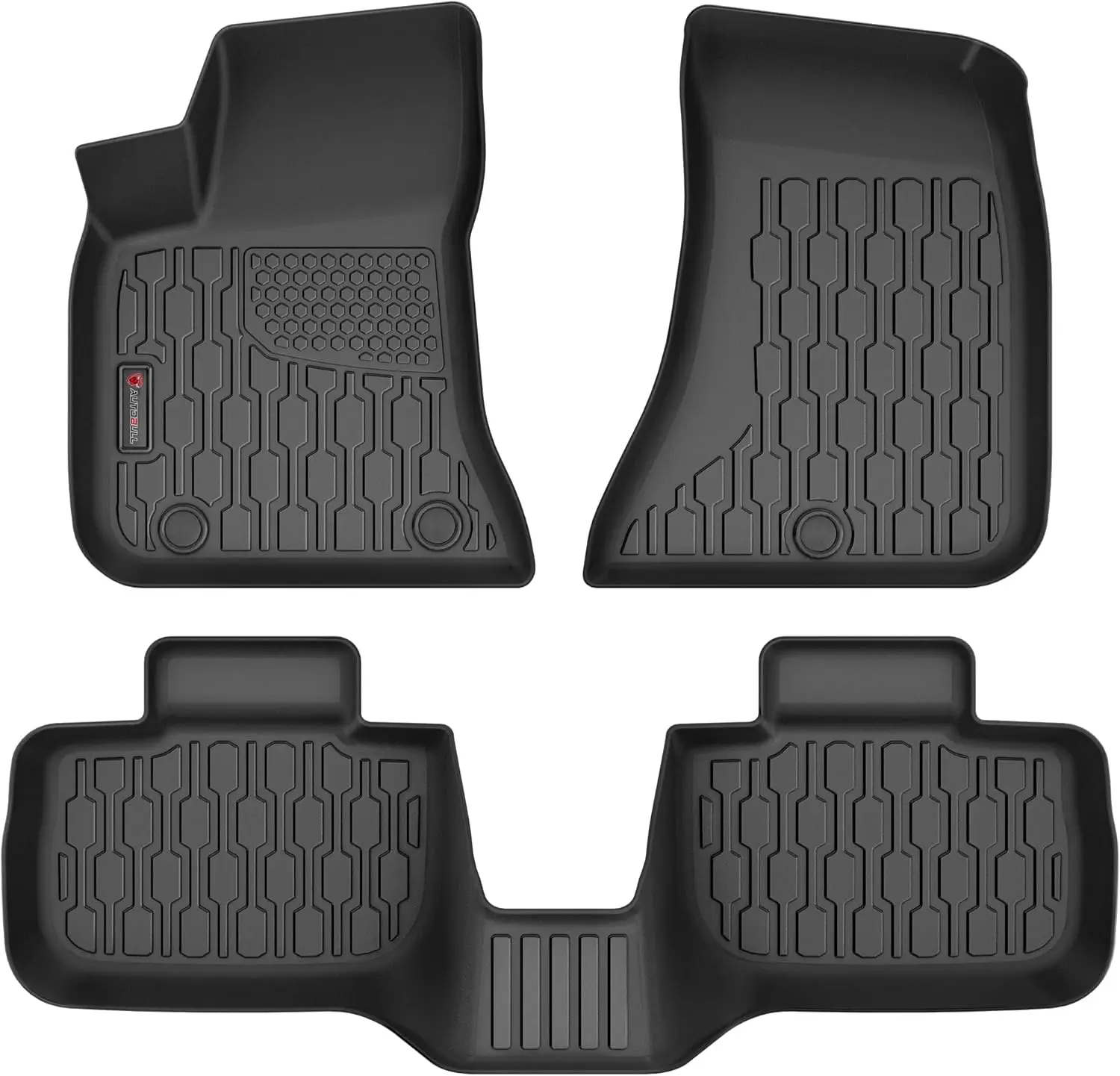

Custom Fit All Weather TPE Floor Mats for Dodge Charger & Chrysler 300 RWD Models, Black