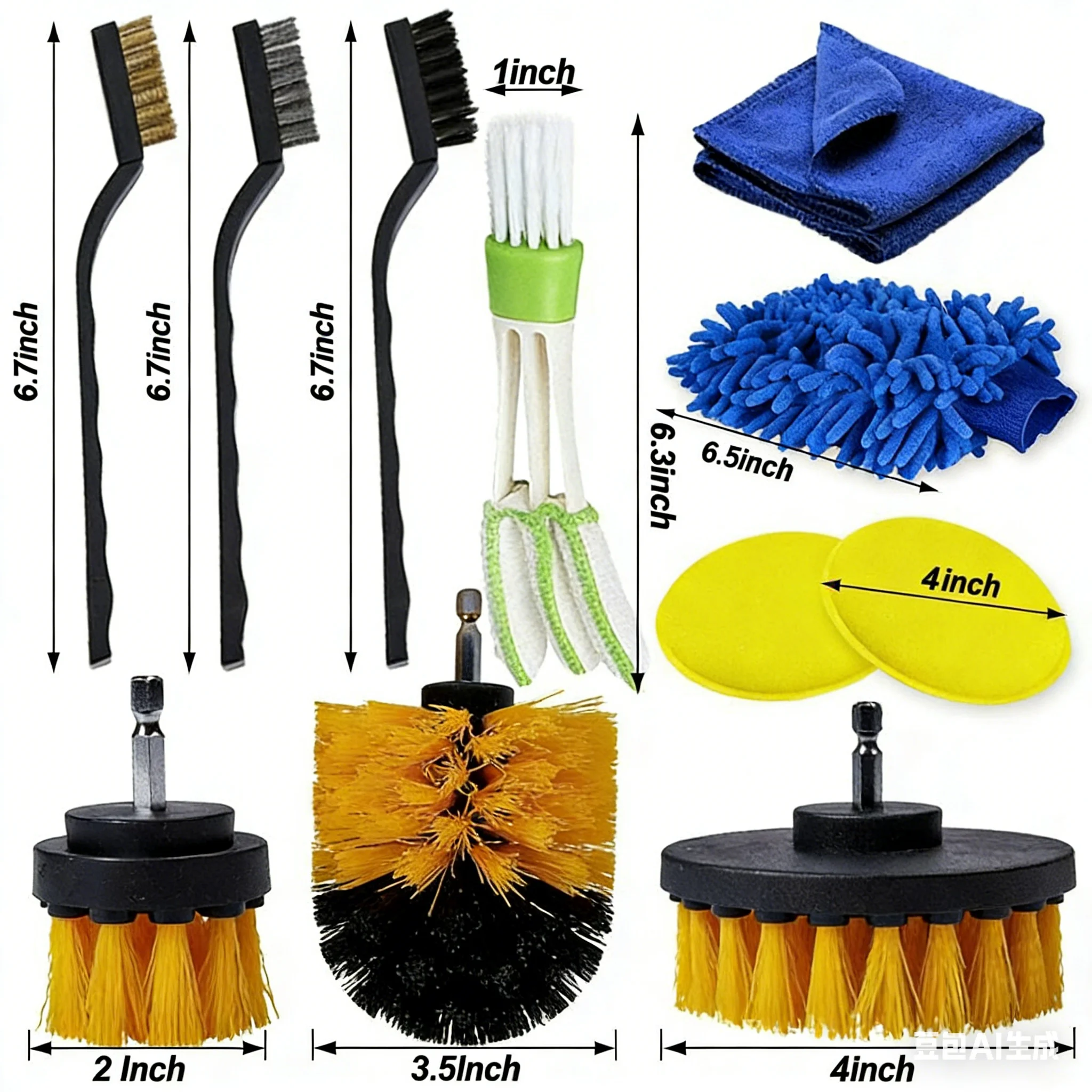 Juego de 20 Cepillos para Limp - Interior Detailing Kit reseña y precio
