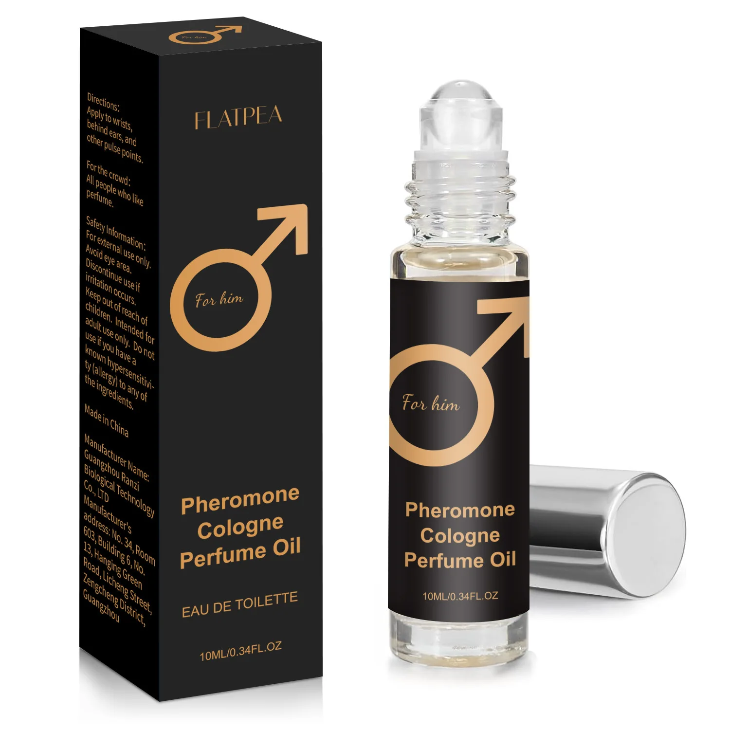 Feromona Fuerte para Hombre para Atraer Mujeres, Perfume Corporal Esencial, Aceite Sexual de Larga Duración, Androstenona, Perfume Sexy