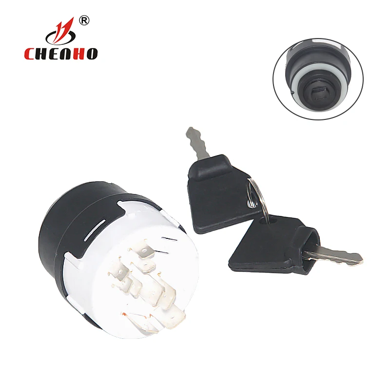 New 701/80184 85804674 50988 Ignition Switch W/ 2 Keys Set For JCB ELT20-0039 701/80184 Holland Fork Tractors