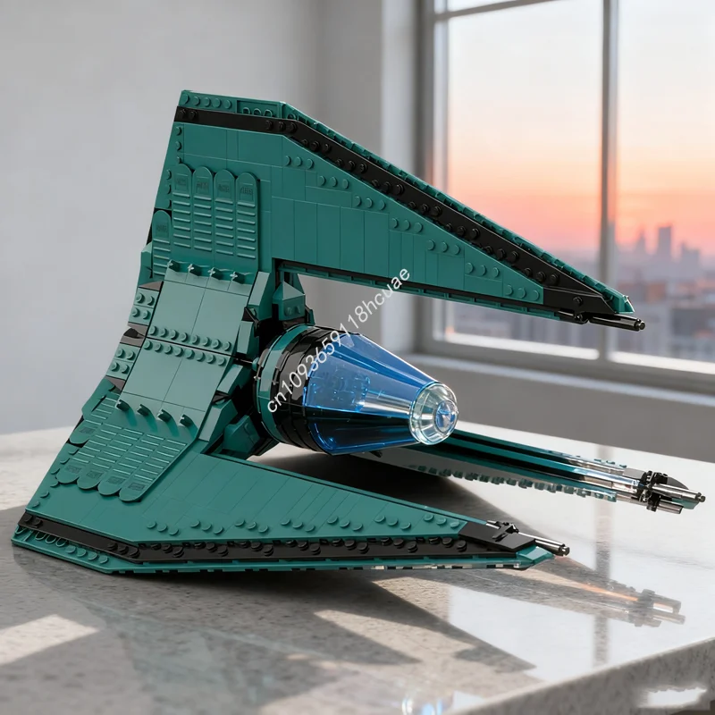 

959 шт. MOC Tie S Phantom Star Battle Model Building Рождественский подарок блоки Строительство Сборка DIY креативная образовательная игрушка Дети