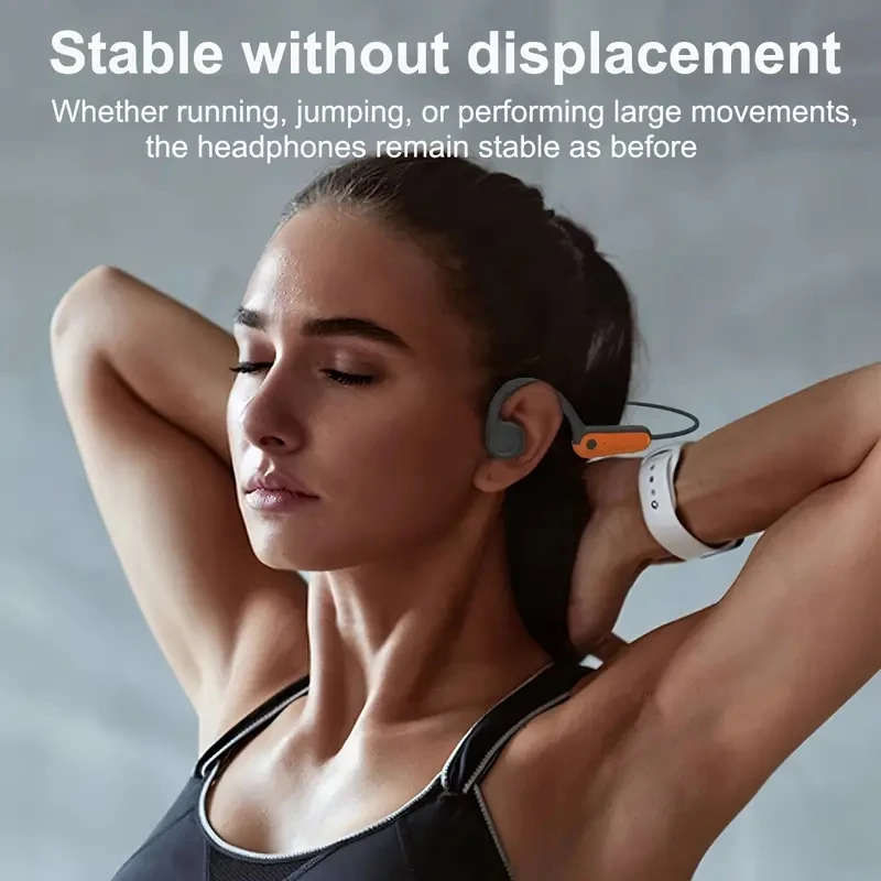 Xiaomi Mijia Real Bone Conduction Sport Headphone Wireless Earphone Bluetooth-Compatible Headset Hands-free with Mic for Running