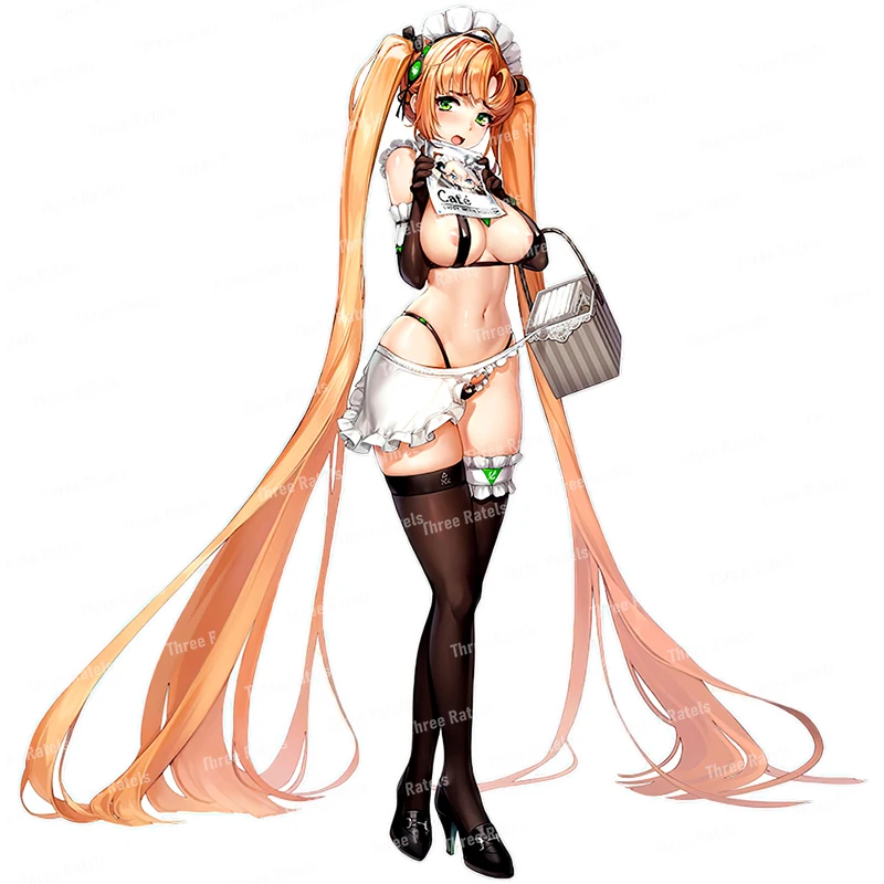 Three Ratels CK27 Last origin blonde double ponytail sailor suit Lori HD pure animation vertical painting sticker