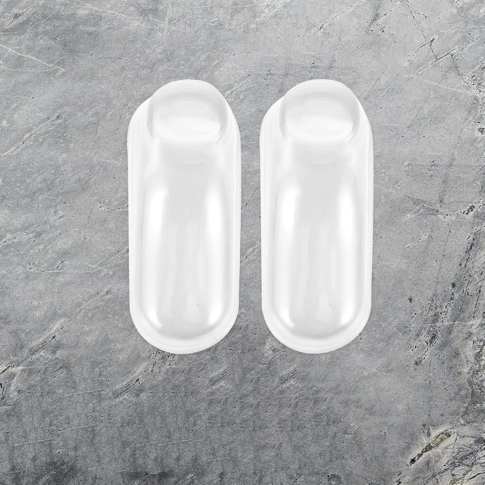 

10 Pcs Clear Plastic Foot Socks Mold Display Infant Form Mannequin Booties Stand