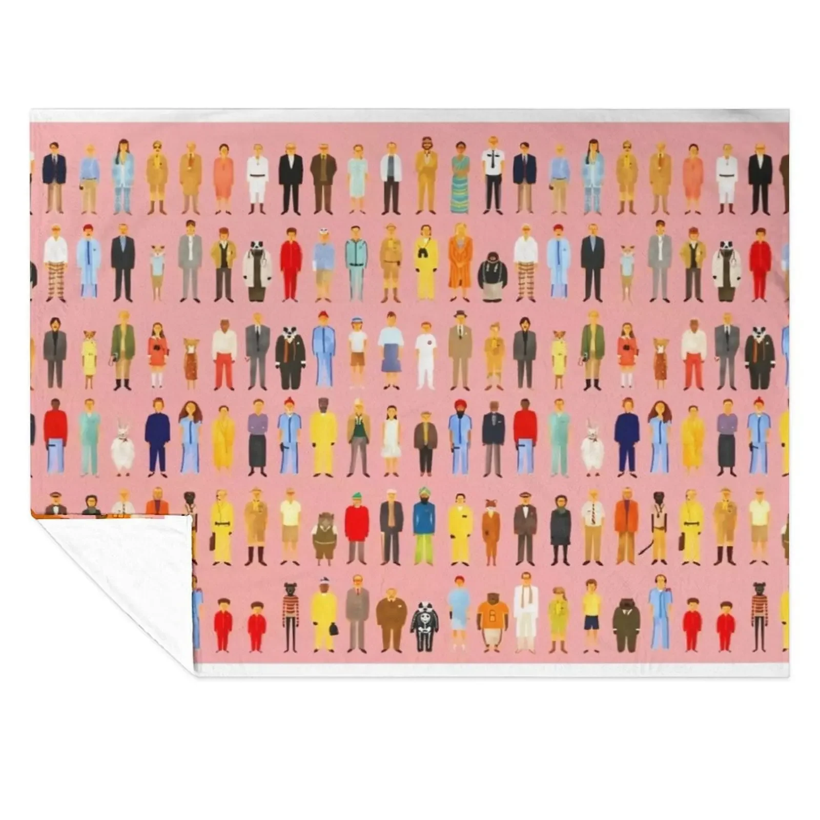 

Wes Anderson Movie Characters Throw Blanket For Decorative Sofa Thermals For Travel Bed covers Luxury Brand Blankets