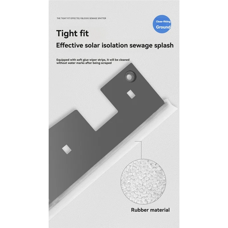 

ABUS-Sewage Scraper For Dreame H12 Floor Scrubber Bottom Scraper Vacuum Cleaner Replacement Scraper Accessories