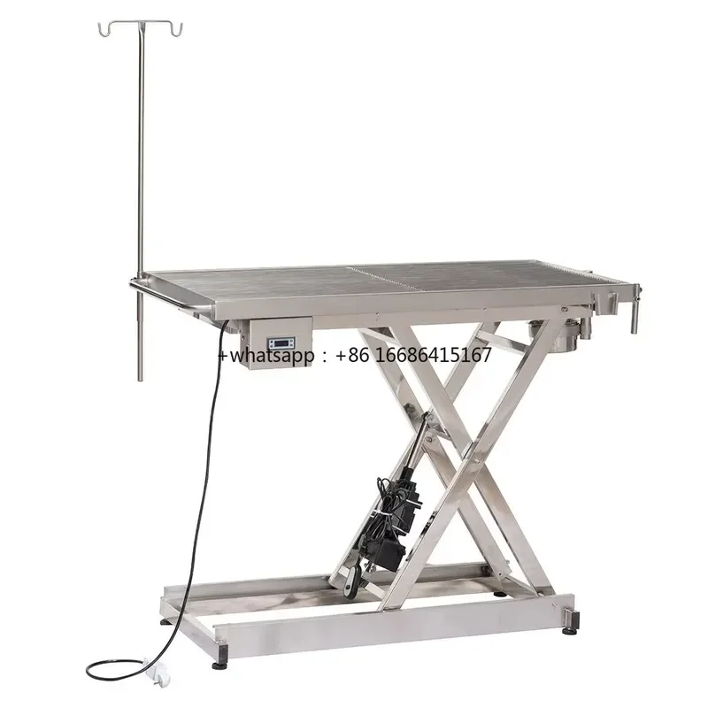 Vet Equipment Animal Stainless Steel Electric Veterinary Operation Table