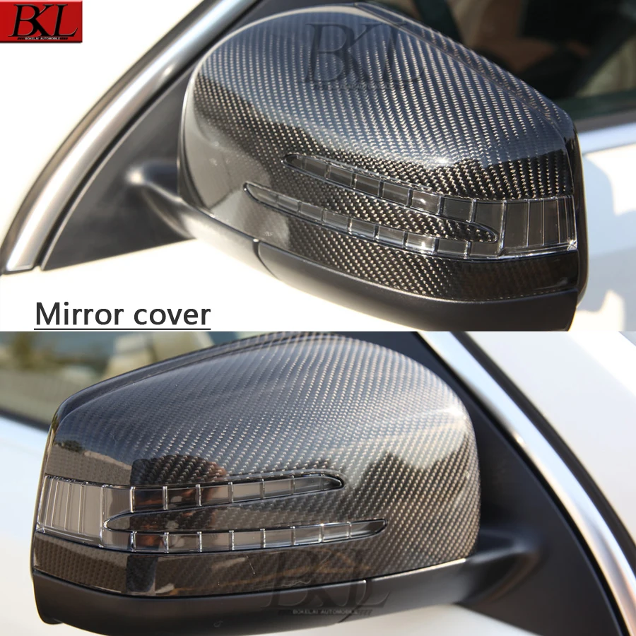 For Mercedes Benz GLE ML GLS G R Class G500  W166 W463 W251 Upgrade Shells Rearview Cap Carbon fiber rear view mirror case cover