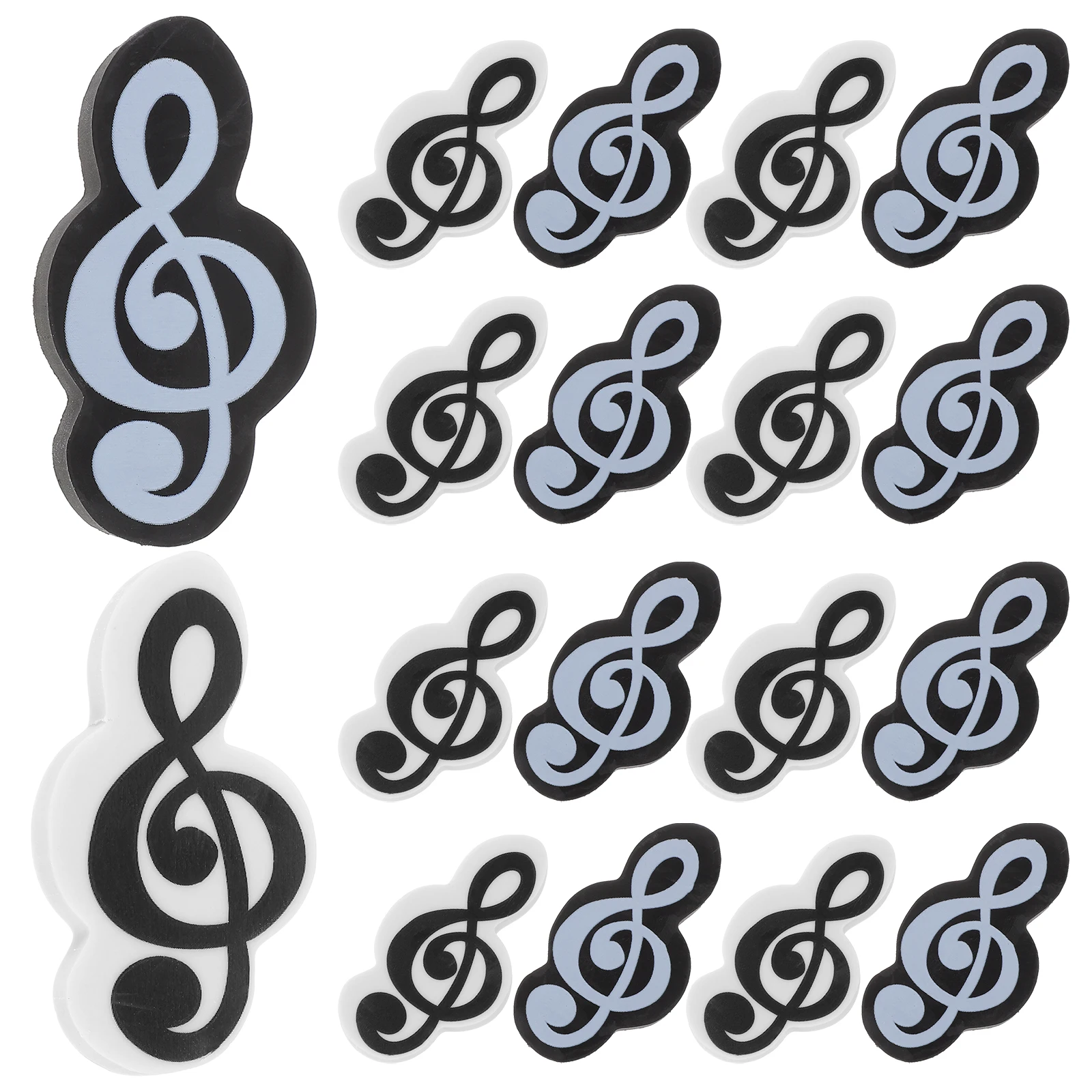 

jojofuny 20 pcs Music Themed Mini Erasers Cute Pencil Erasers for Kids Classroom Prizes Party Favors Homework Rewards Students