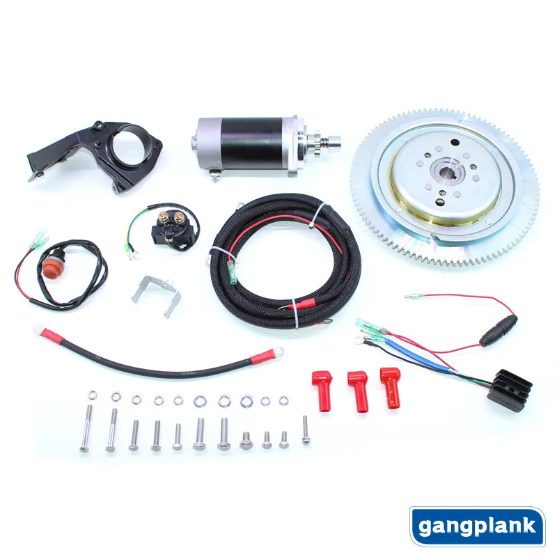 

Outboard Rear Operating Modification Electric Start Accessories Set for Yamaha 2-stroke 25HP 30 HP